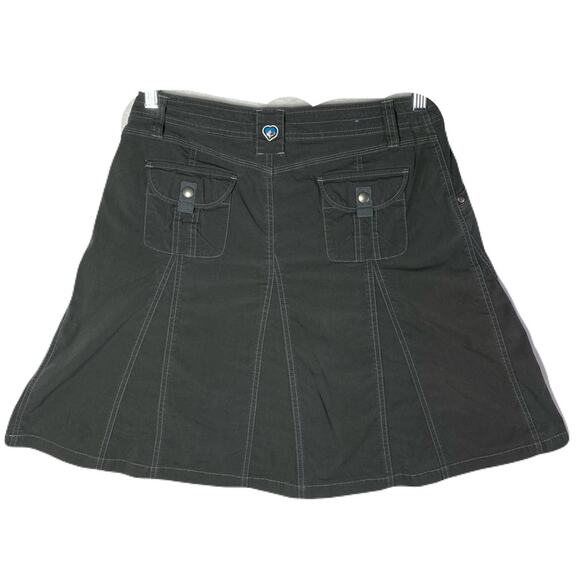 KUHL A-Line Zip Up Outdoor Womens Skirt Size 8 - Picture 3 of 12
